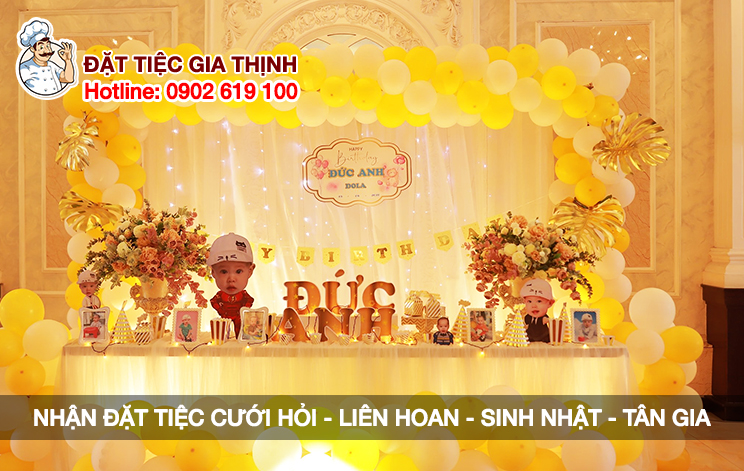 TỔ CHỨC SINH NHẬT TẠI ĐẶT TIỆC TẠI NHÀ GIA THỊNH 5