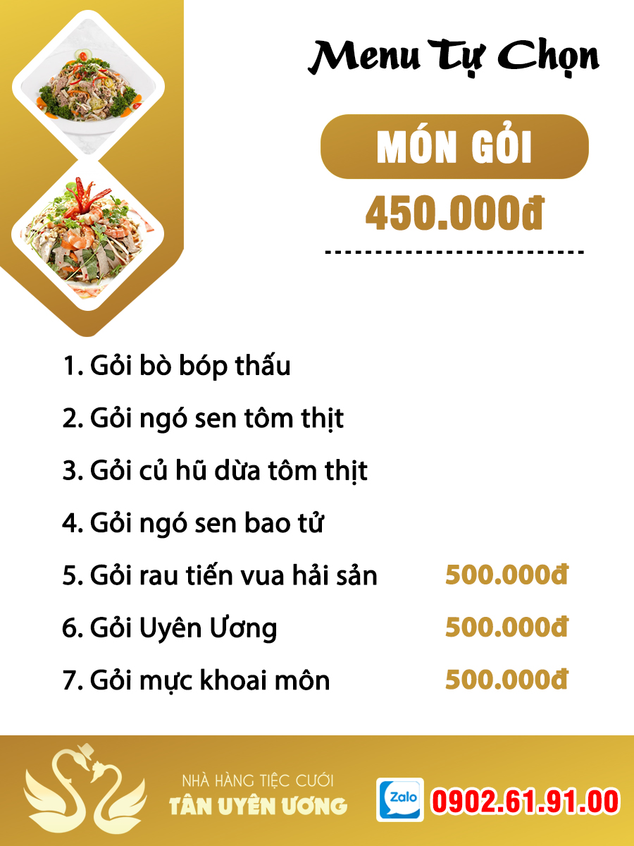 Menu tu chon tiec cuoi 2023 - 4