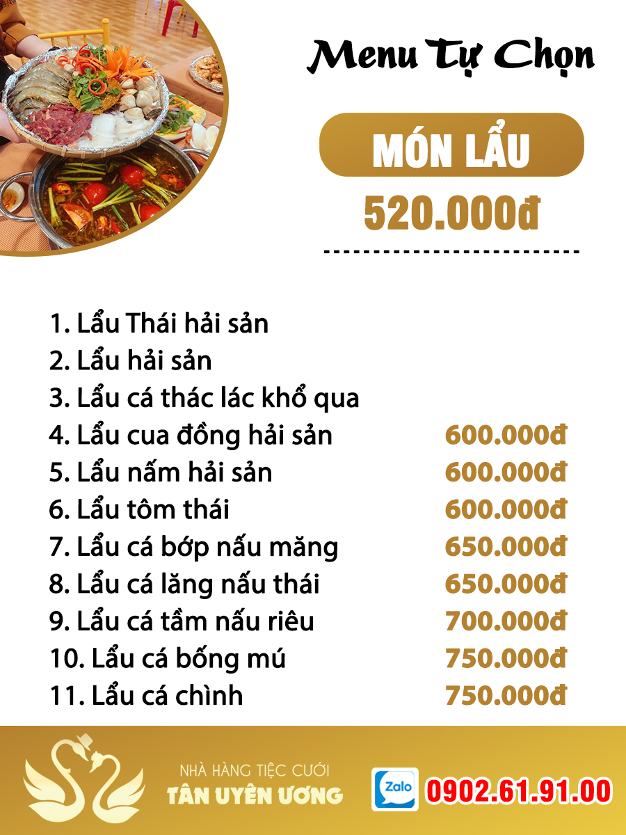 Menu tu chon tiec cuoi 2023 - 11