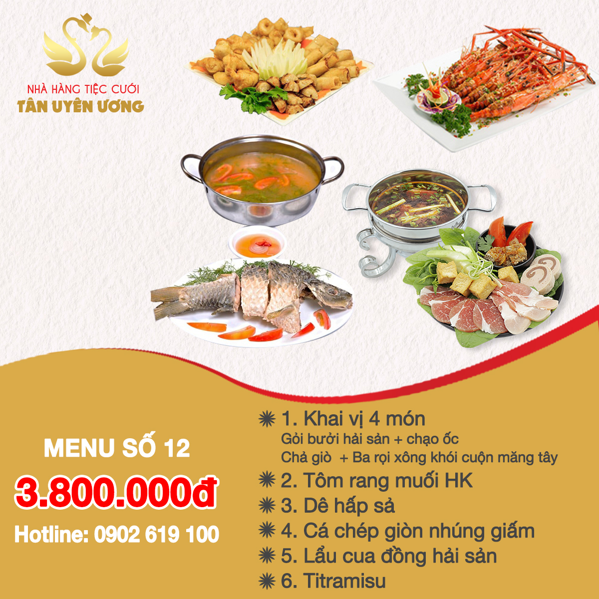 Menu Tiệc Cưới sô 12