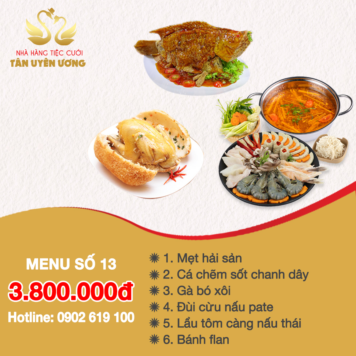 Menu Tiệc Cưới sô 13