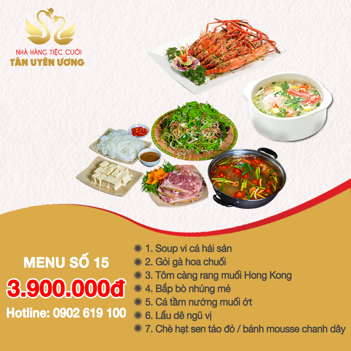 Menu Tiệc Cưới sô 15