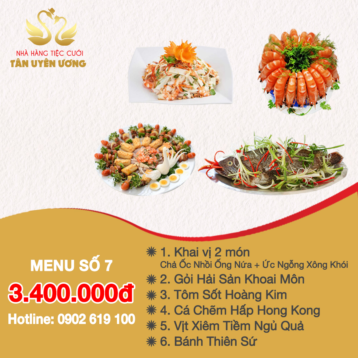 Menu Tiệc Cưới sô 7